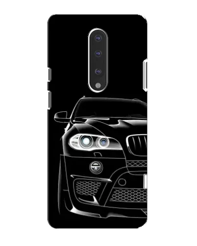 Чехол для OnePlus 7 с картинкой «Темный силуэт BMW»
