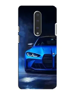Чехол для OnePlus 7 с картинкой «Голубая BMW M4»
