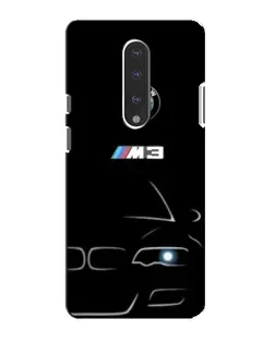 Чехол для OnePlus 7 с картинкой «Минималистичный принт BMW M3»