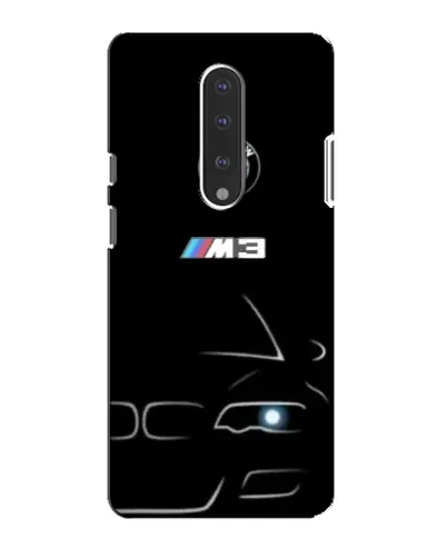 Чехол для OnePlus 7 с картинкой «Минималистичный принт BMW M3»