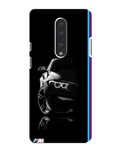 Чехол для OnePlus 7 с картинкой «Силуэт BMW в темноте»