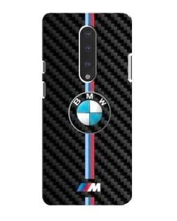 Чехол для OnePlus 7 с картинкой «Эмблема BMW и карбон»