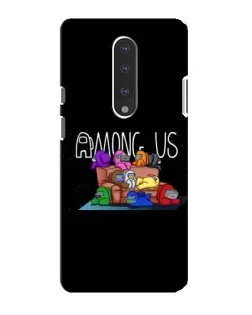 Чехол для OnePlus 7 с картинкой «Логотип Among Us» Чехол для OnePlus 7 с картинкой «Логотип Among Us»