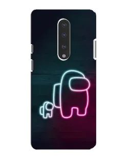 Чехол для OnePlus 7 с картинкой «Among Us неон-арт»