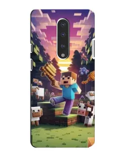 Чехол для OnePlus 7 с картинкой «Стив на ферме» Чехол для OnePlus 7 с картинкой «Стив на ферме»