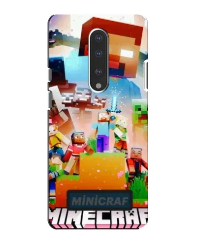 Чехол для OnePlus 7 с картинкой «Minecraft герои игры»