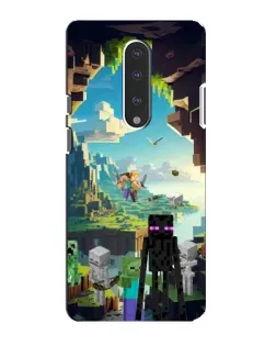 Чехол для OnePlus 7 с картинкой «Эндермен в лесу»