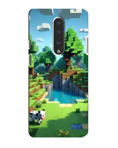 Чехол для OnePlus 7 с картинкой «Minecraft летний день»