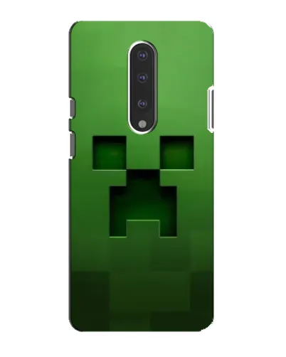 Чехол для OnePlus 7 с картинкой «Крипер микро-дизайн»