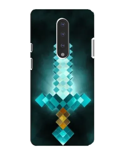 Чехол для OnePlus 7 с картинкой «Алмазный меч неон»