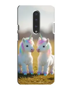 Чехол для OnePlus 7 с картинкой «Пара единорогов»