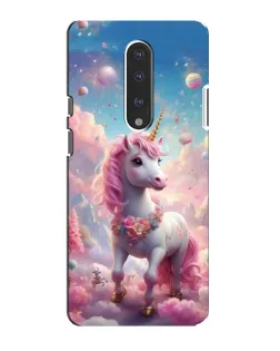 Чехол для OnePlus 7 с картинкой «Единорог среди облаков»
