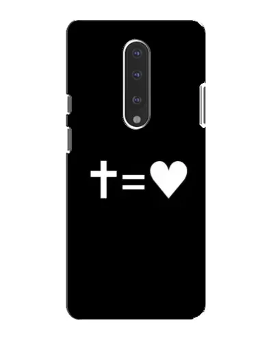 Чехол для OnePlus 7 с картинкой «Крест и Сердце» Чехол для OnePlus 7 с картинкой «Крест и Сердце»