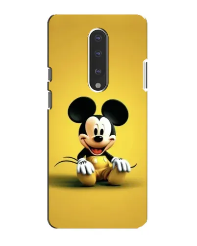 Чохол для OnePlus 7 з картинкою «Міккі на жовтому»