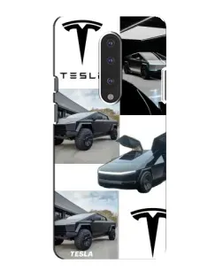 Чехол для OnePlus 7 с картинкой «Коллаж Cybertruck Tesla»