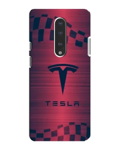 Чехол для OnePlus 7 с картинкой «Тесла красный карбон» Чехол для OnePlus 7 с картинкой «Тесла красный карбон»