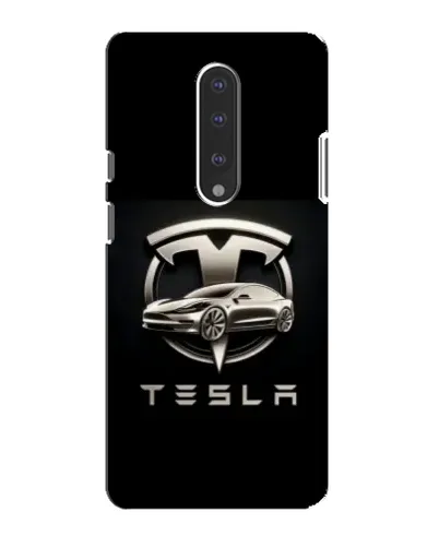 Чехол для OnePlus 7 с картинкой «Tesla — серебристое авто» Чехол для OnePlus 7 с картинкой «Tesla — серебристое авто»