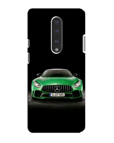 Чохол для OnePlus 7 з картинкою «Mercedes — неоновий лого»
