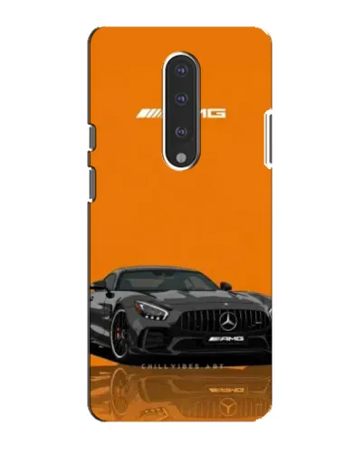 Чохол для OnePlus 7 з картинкою «Помаранчевий Mercedes AMG»