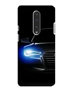 Чохол для OnePlus 7 з картинкою «Неоновий погляд Audi»