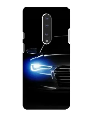 Чохол для OnePlus 7 з картинкою «Неоновий погляд Audi»