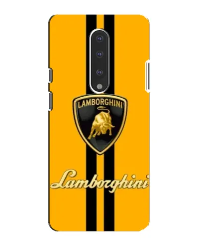 Чохол для OnePlus 7 з картинкою «Lamborghini Stripe жовтий»