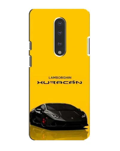 Чохол для OnePlus 7 з картинкою «Lamborghini Huracan чорний»