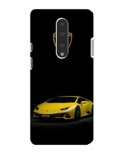 Чохол для OnePlus 7 з картинкою «Lamborghini жовтий акцент»