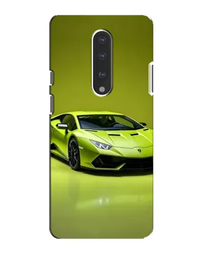 Чохол для OnePlus 7 з картинкою «Салатовий Lamborghini Huracan»