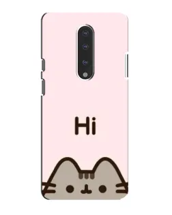Чехол для OnePlus 7 с картинкой «Пушин говорит Hi»