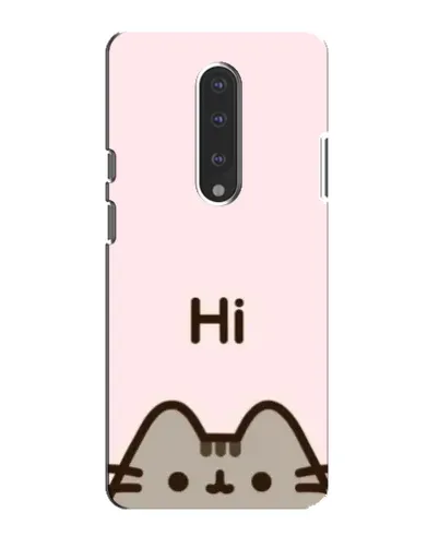 Чехол для OnePlus 7 с картинкой «Пушин говорит Hi» Чехол для OnePlus 7 с картинкой «Пушин говорит Hi»
