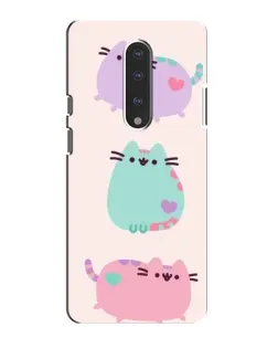Чехол для OnePlus 7 с картинкой «Pusheen трио»
