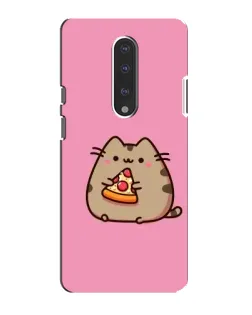 Чехол для OnePlus 7 с картинкой «Пушин с пиццей»