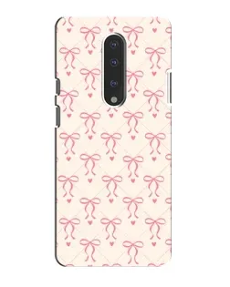 Чехол для OnePlus 7 с картинкой «Розовые бантики Coquette»