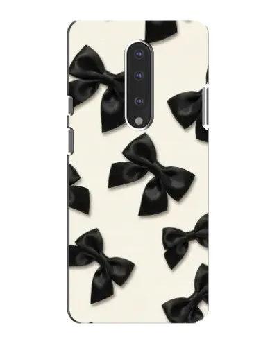 Чехол для OnePlus 7 с картинкой «Черные бантики»