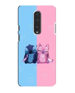 Чехол для OnePlus 7 с картинкой «Stitch и Angel Love»