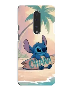 Чехол для OnePlus 7 с картинкой «Стич на серфе»