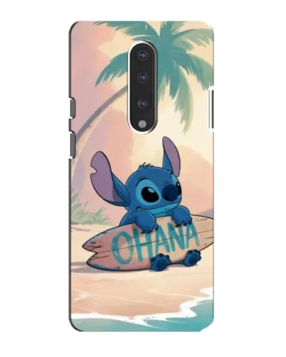 Чехол для OnePlus 7 с картинкой «Стич на серфе»