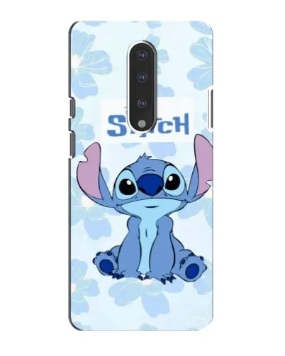Чехол для OnePlus 7 с картинкой «Stitch среди цветов»