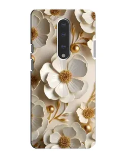 Чехол для OnePlus 7 с картинкой «Белие бумажние цвети» Чехол для OnePlus 7 с картинкой «Белие бумажние цвети»