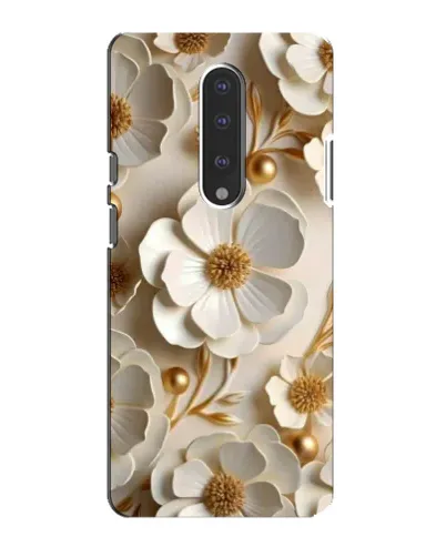 Чехол для OnePlus 7 с картинкой «Белие бумажние цвети» Чехол для OnePlus 7 с картинкой «Белие бумажние цвети»