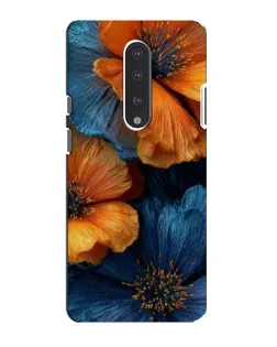 Чехол для OnePlus 7 с картинкой «Яркая сине-оранжевая флора» Чехол для OnePlus 7 с картинкой «Яркая сине-оранжевая флора»