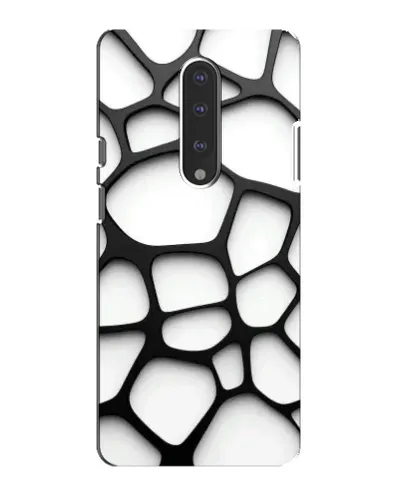 Чехол для OnePlus 7 с картинкой «Белая объемная сетка» Чехол для OnePlus 7 с картинкой «Белая объемная сетка»