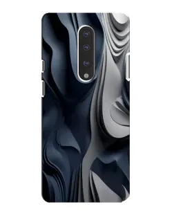 Чехол для OnePlus 7 с картинкой «Объемные синие складки» Чехол для OnePlus 7 с картинкой «Объемные синие складки»