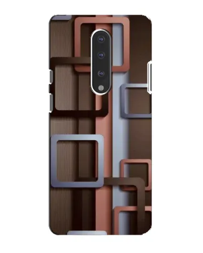 Чехол для OnePlus 7 с картинкой «Коричневые объемные квадраты» Чехол для OnePlus 7 с картинкой «Коричневые объемные квадраты»