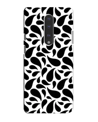 Чехол для OnePlus 7 с картинкой «Контрастные черные капли» Чехол для OnePlus 7 с картинкой «Контрастные черные капли»