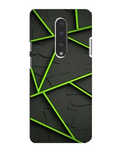 Чехол для OnePlus 7 с картинкой «Зеленые геометрические линии» Чехол для OnePlus 7 с картинкой «Зеленые геометрические линии»