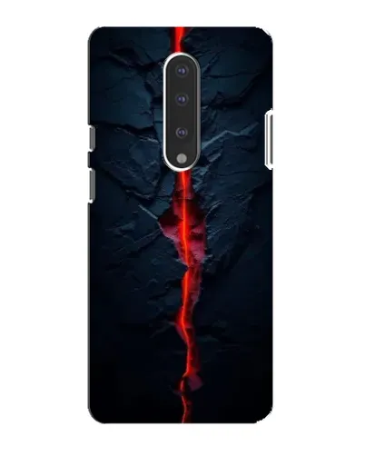 Чехол для OnePlus 7 с картинкой «Kрасная лавовая трещина» Чехол для OnePlus 7 с картинкой «Kрасная лавовая трещина»