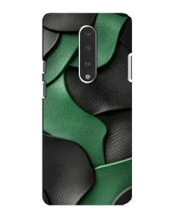 Чехол для OnePlus 7 с картинкой «Зеленые кожаные волны»