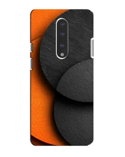 Чехол для OnePlus 7 с картинкой «Геометрия оранжевых кругов» Чехол для OnePlus 7 с картинкой «Геометрия оранжевых кругов»